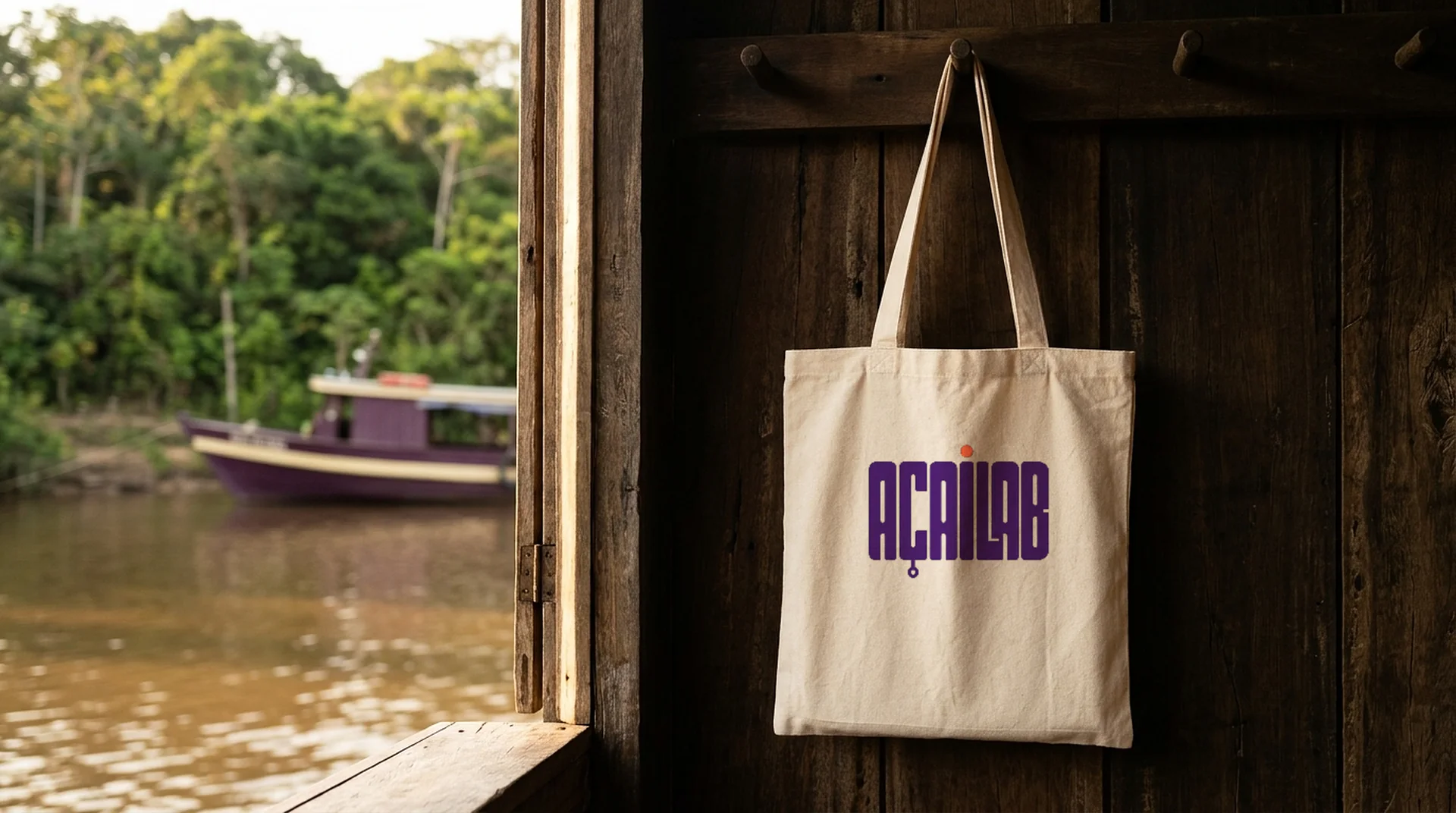 Ecobag com o logo